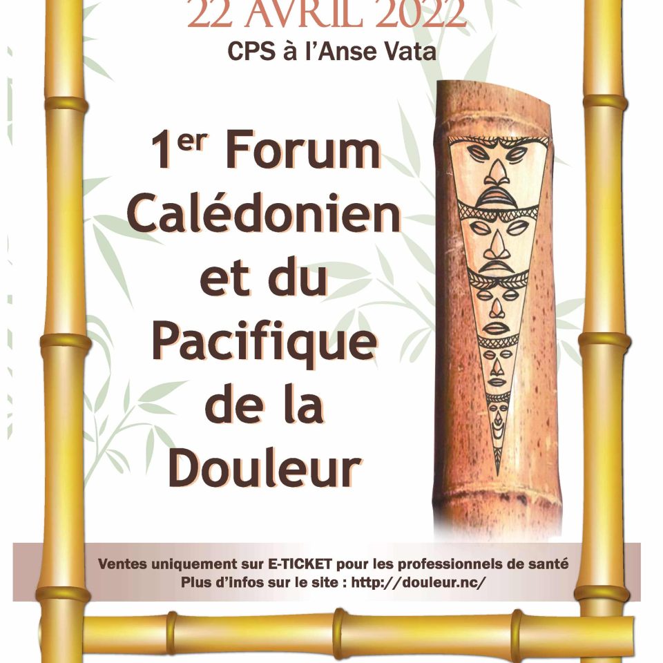 forum Calédonien et du pacifique de la douleur
